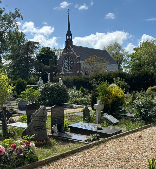 Leiden begraafplaats RK de zijlpoort grafmonumenten gedenktekens keuzenkamp-marcelis