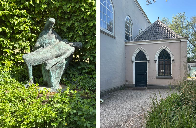Verrijzenisbeeld Baarhuisje Rooms-Katholieke begraafplaats Zijlpoort Leiden