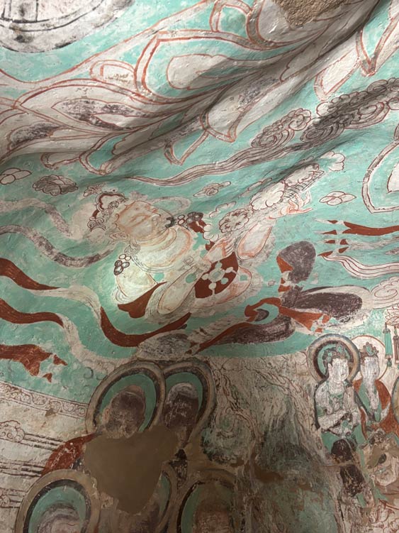 Muurschildering the Dunhung keuzenkamp-marcelis blog mogao caves